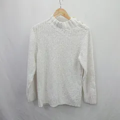 ◇ ⊇ BEAUTY & YOUTH ローゲージ 長袖 ニット サイズ表記なし ホワイト レディース E  【1507030016333】