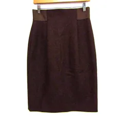 マッキントッシュ タイトスカート ウール100% ブランド ボトムス 日本製 レディース 40サイズ ブラウン系 Mackintosh 【中古】