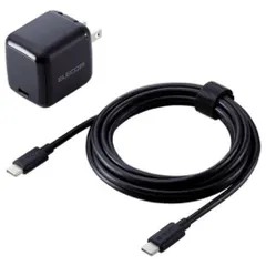 【新品・2営業日で発送】ELECOM エレコム ノートPC用ACアダプター／USB PD／C×1／C-Cケーブル付 2m(ACDC-PD8445BK)