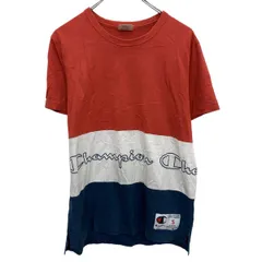 Champion プリントTシャツ S レッド ホワイト ネイビー チャンピオン プルオーバー カットソー 古着卸 アメリカ仕入 a704-5714