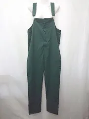 ◇ Θ antiqua アンティカ コットン サロペット サイズF ダークグリーン系 レディース E  【1507100008565】