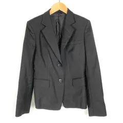 アンタイトル UNTITLED ロロピアーナ生地 ジャケット カシミヤ混 ウール 黒 ブラック 2