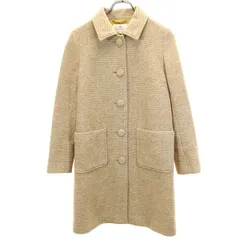 ビューティアンドユースユナイテッドアローズ 日本製 ウールブレンド ステンカラーコート M ベージュ系 BEAUTY&YOUTH UNITED ARROWS レディース 古着 【240114】