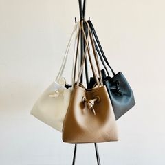 【3色展開】2wayドローストリング巾着バッグ　foogee