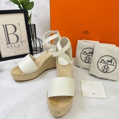 美品 エルメス ケリー サンダル ティヴォリ 黒 37 24cm HERMES - メルカリ