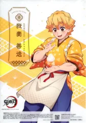 【中古】クリアポスター オリジナルクリアポスター 我妻善逸 「鬼滅の刃×セブンイレブン」 対象商品購入特典