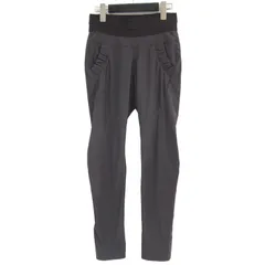 美品 DOUBLE STANDARD CLOTHING ダブルスタンダードクロージング ナイロン ポリウレタン パンツ ボトムス ズボン ロング テーパード スキニー スリム イージー おしゃれのサムネイル