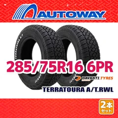 【AUTOWAY】 新品 285/75R16 サマータイヤ DAVANTI TERRATOURA A/T.RWL 16インチ 2本セット 夏タイヤ オートウェイのサムネイル