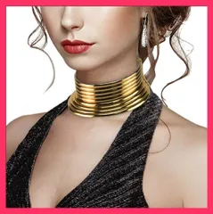 ロングネックチョーカー 1個販売 首輪 首長族風 ロングネックネ  ロングネックチョーカー 1個販売 ★売れ筋★おすすめ おしゃれ　人気 20200120-1