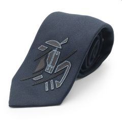 【新品タグ付き✨】箱付き！ エルメス ネクタイ シュヴォー・アン・シンメトリー エルメス シュヴォー アン シンメトリー ネクタイ 7CM シルク100