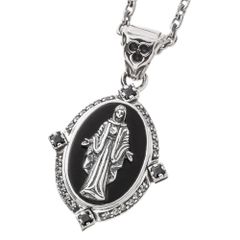 メキシコ アステカカレンダー ブローチネックレスsilver925 - メルカリ