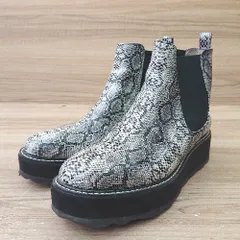 ■ ORiental Traffic オリエンタルトラフィック サイドゴア おしゃれ ショート丈 ブーツ サイズL ベージュ系 レディース E  【1405140024043】