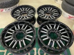 150プラドなどに！RAYS デイトナMRX 17インチ 8J +20 PCD139.7-6H　中古ホイール４本セット！215サーフ、ハイラックス、FJクルーザーなど
