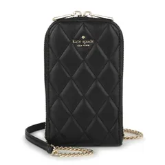 新品 ケイトスペード kate spade ショルダーバッグ ノースサウス ジップ フォン クロスボディ ブラック
