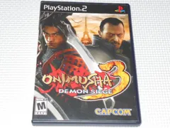 日本限定モデル】 3 PS2☆ONIMUSHA DEMON 北米版☆箱付・説明書付