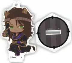 【中古】キーホルダー レオナ・キングスカラー 「ハピクロ! ディズニー ツイステッドワンダーランド オリジナルイラスト 式典服 アクリルスタンドキーホルダー」