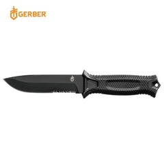 ガーバー ストロングアーム GERBER STRONGARM SERRATED ハンティングナイフ 半波刃 サバイバル アウトドア キャンプ 釣り ブラック 30-001060