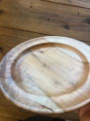 陶芸作家 陶器 中皿 2枚ペアセット（丸皿・取り皿） ペア食器、カフェ