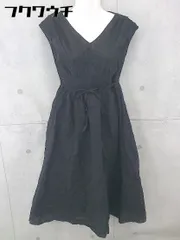 ◇ N. Natural Beauty Basic ノースリーブ ロング ワンピース サイズM ブラック レディース 【中古】 【1102220026132】