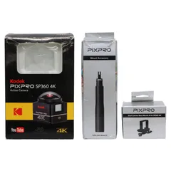 コダック Kodak SP360 4K 360°カメラ PIXPRO 4K対応 防水+防塵+耐衝撃