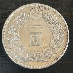 龍１圓銀貨　明治25年 明治25年 龍一円銀貨 本物 銀貨 一圓 明治時代 古銭 ドラゴン