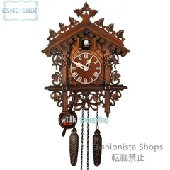 【新品未使用】掛け時計 鳩時計 おしゃれ 北欧 カッコウ 本格 本格ふいご式 木製 カッコークロック ハウス型 jhnccp11