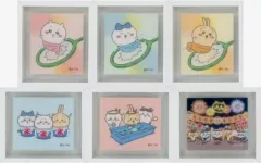 【中古】マグネット・磁石 全6種セット 「ちいかわ なんか小さくてかわいいやつ ちいかわ＠お台場冒険王2023 トレーディングフレームマグネット ちいかわ縁日」 ちいかわお台場商店グッズ