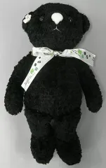 【新品】ぬいぐるみ クマ(ブラック) ぬいぐるみ(S) 「幸せを呼ぶくまさん Chic」