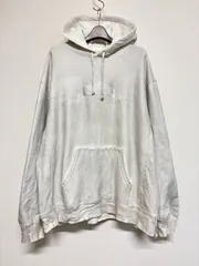 Supreme x MM6 Maison Margiela Foil シュプリーム メゾン マルジェラ フォイル Box Logo ボックスロゴ 白 ホワイト パーカー フーディー プルオーバー スウェット XLサイズ 美品