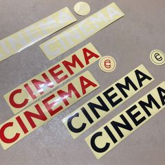CINEMA Sticker 3PC