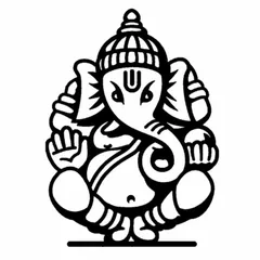 車 ステッカー 神様 ガネーシャ インド 象 ヒンドゥー教給油口 おもしろ バイク かっこいい カー用品 かわいい シール おしゃれ 転写式 黒 送料無料 st2064