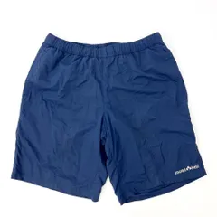 モンベル ☆ mont-bell 裏地メッシュ スイムパンツ ハーフパンツ ネイビー S 万能♪ 海や川でのスタイルに♪ アウトドア キャンプ■Ja4040のサムネイル