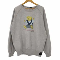 ポロバイラルフローレン Polo by RALPH LAUREN ポロベア プリントクルーネックスウェット メンズ import：L のサムネイル