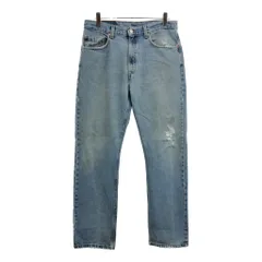 00年代 Levi's リーバイス 505 デニムパンツ ライトブルー(メンズ W34 L32)中古 古着 V1225