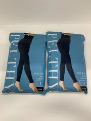 J677 K PELTHY reset leggings ペルシー リセット レギンス 【サイズ:L】 【カラー:ブラック】 計2点セット