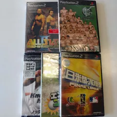 【未開封新品】プレイステーション2　スポーツ系ソフト5本