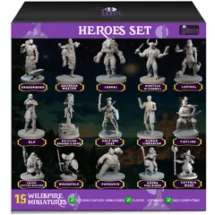 ダンジョンズ&ドラゴンズ　ミニチュアセット2 Amazon | Wildspire Hero DNDミニチュア用NPCミニチュア 28mm