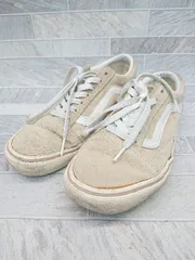 ◇ Θ VANS ヴァンズ　オールドスクール ローカット スニーカー　シューズ サイズ24.0ｃｍ ベージュ レディース P  【1410230000258】