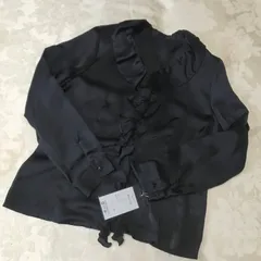 セレモニー フォーマル ブラウス 長袖 フリル 母 服装 ママレディース スーツ40代50代60代黒 白 食事会 服装 卒業式 入学式 立ち襟 オフィス 冠婚葬祭 デパート ナラカミーチェ シャネル