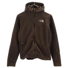 ノースフェイス アウトドア  フリース S ブラウン THE NORTH FACE パーカー ロゴ  WINDWALL レディース 【中古】  【230928】