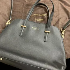 kate spade new york ケイトスペード ハンドバッグ 2WAYレザー ブラック 美シルエット 通勤 通学 シダー ストリート マイゼ ショルダーバッグ