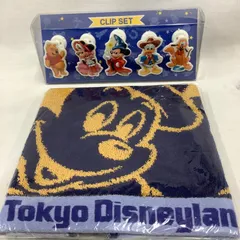 東京ディズニーランド　クリップセット・ハンドタオル　D096