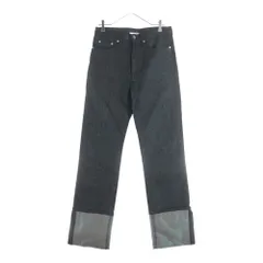 doublet コーティングブラックストレートデニム 2025年最新