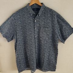 ポロ ラルフローレン 花柄 半袖 シャツ XL ブラック ヴィンテージ アロハ 90s