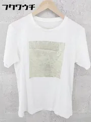 ◇ Adam et Rope アダム エ ロペ 半袖 プリント Tシャツ カットソー 38サイズ ホワイト メンズ