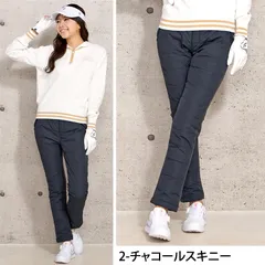 ダウンパンツ レディース ゴルフパンツ ダウン80% 暖裏起毛 裏フリース ゴルフウェア ジョガーパンツ スキニー ボア おしゃれ ボトムス アウトドア スポーツ 登山 秋冬 防寒 ldbt46 2-チャコールスキニー