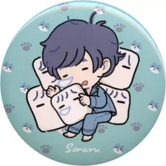 【中古】バッジ・ピンズ(男性) そらる(寝る/背景：青) オリジナル缶バッジ 「そらる×ファミリーマート」 そらるキャンペーン