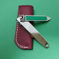 国産関/昭和レトロ•ツメキリ中型(グリーン）