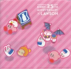 【中古】クリアファイル 集合(ピンク) マルチファイル 「星のカービィ キャンペーン2」 ローソン限定