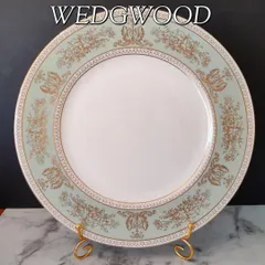 ☆洋3 ウェッジウッドコロンビアセージグリーンスーププレート6枚20.3㎝
